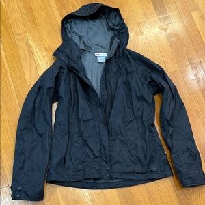 Columbia Women's Black Hooded Ski Jacket